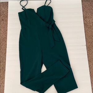Never Worn! Elegant Green Jumpsuit